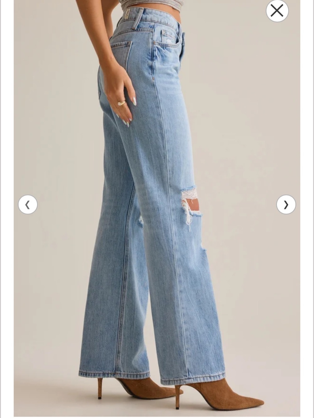 NWT Olivia High Rise Straight Leg Jeans